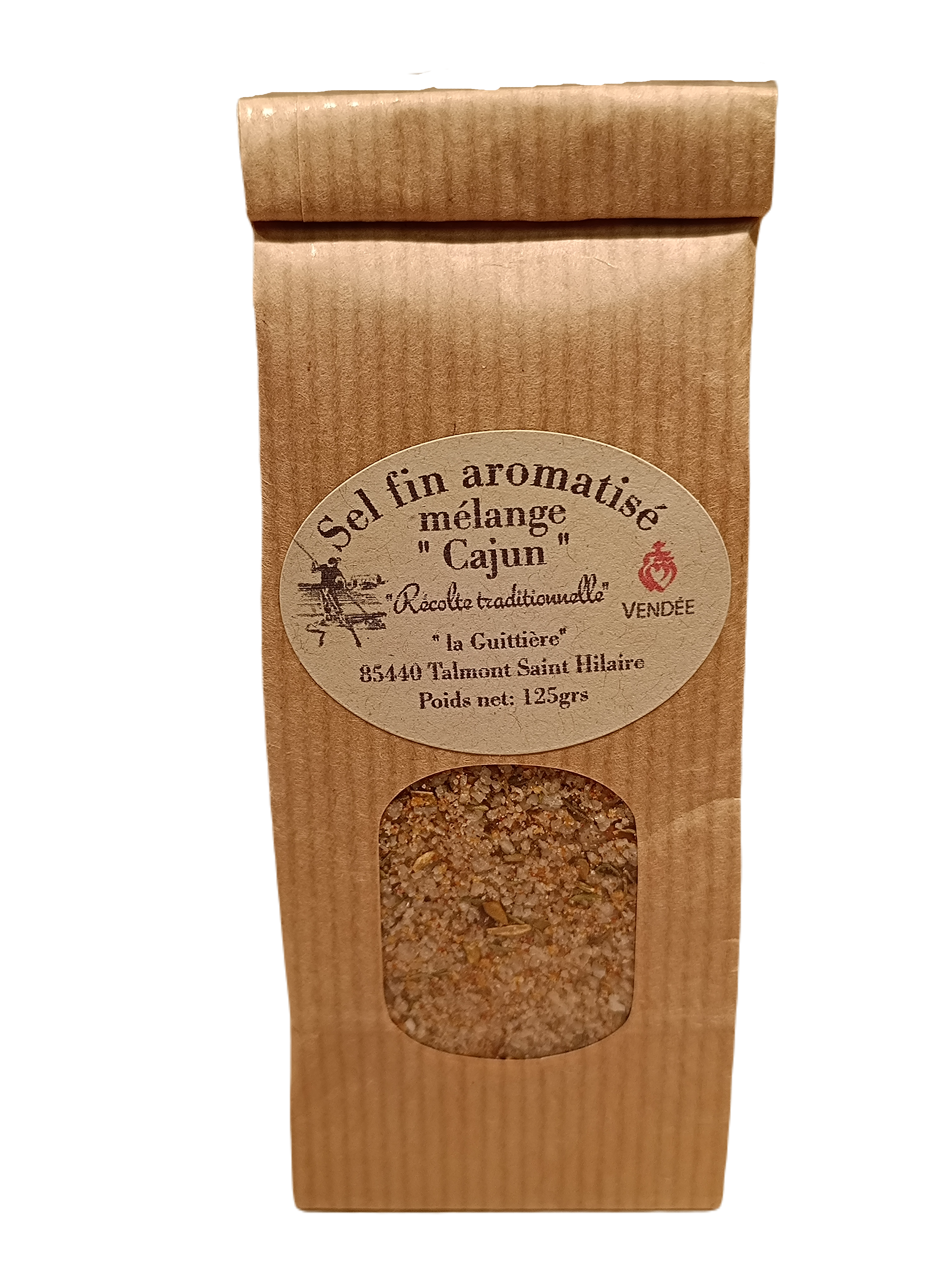 Sel fin aromatisé en 125 grs